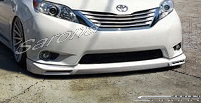 Custom Toyota Sienna  All Styles Front Lip/Splitter (2011 - 2019) - $299.00 (Part #TY-011-FA)